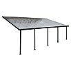Solid Elements Terrassenüberdachung Martina (Tiefe: 4 m, B x H: 7,87 x 2,1 m, Anthrazitgrau)
