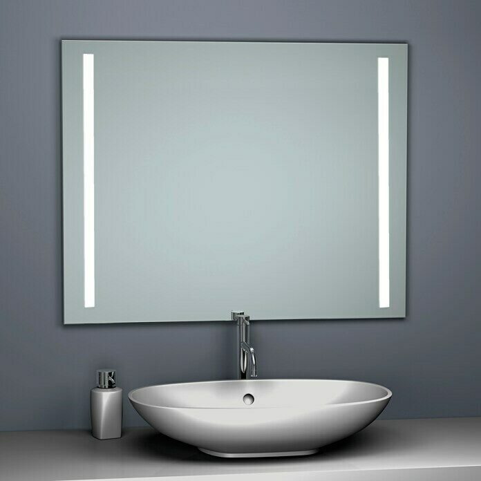 Camargue Espejo con luz LED Duo (80 x 60 cm, Transformador)
