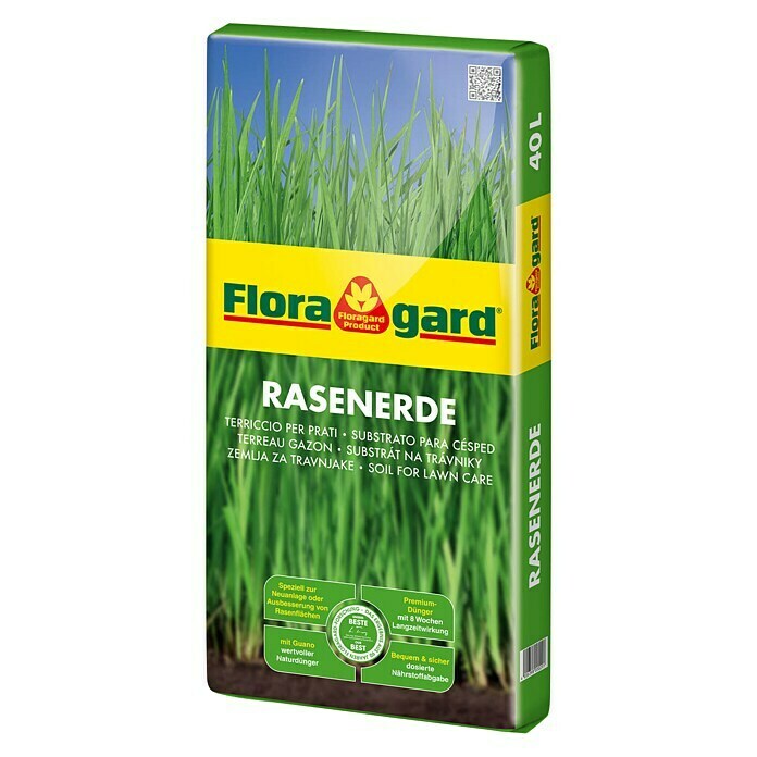 Floragard Rasenerde40 l Front View