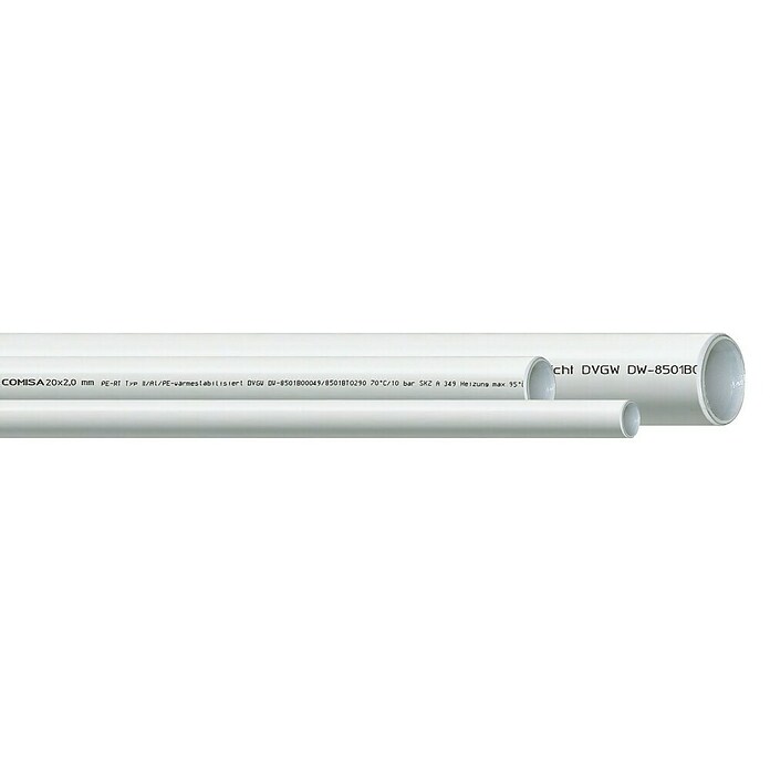 Alu-Verbundrohr (Durchmesser: 20 mm, Länge: 2,5 m)