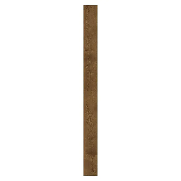 LOGOCLIC Parkettmuster Eiche Mocca - 290 x 180 x 11 mm, Landhausdiele - Detailaufnahme einer Holzplatte mit Maserung, die eine natürliche und warme Textur für Möbel oder Böden bietet.