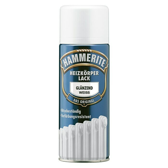 Hammerite Heizkörperlack (Weiß, 400 ml, Glänzend)