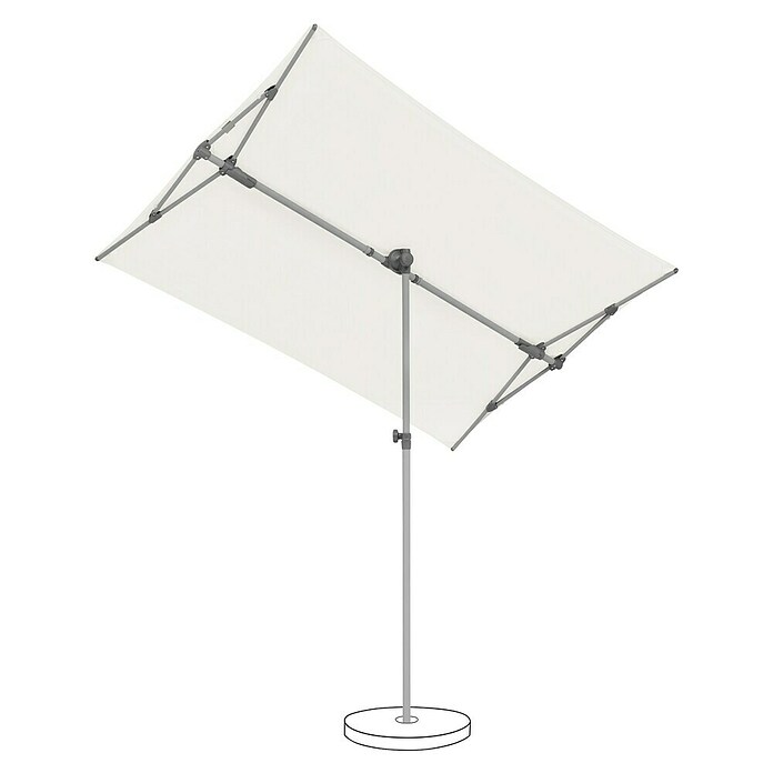 Suncomfort Balkonschirm Flex Roof (Ecru, Bespannungsmaß (L x B): 195 x 140 cm) | BAUHAUS