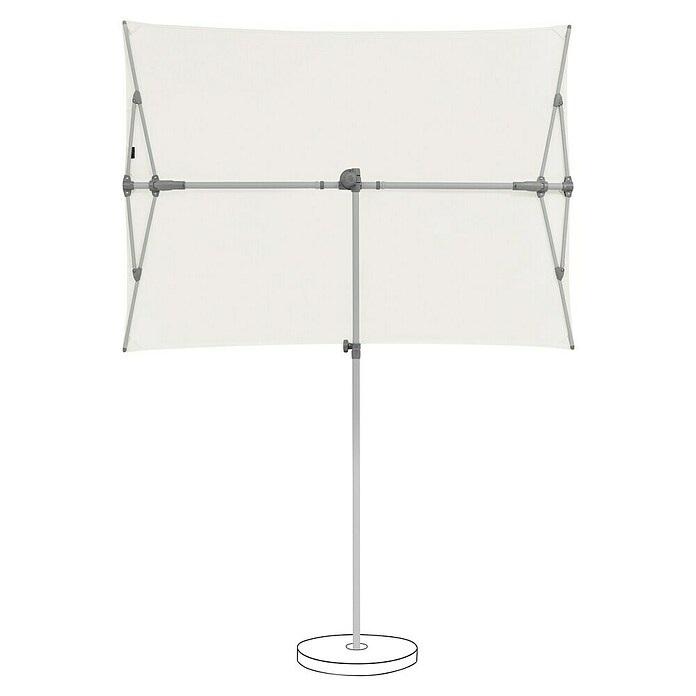 Suncomfort Balkonschirm Flex Roof (Ecru, Bespannungsmaß (L x B): 195 x 140 cm) | BAUHAUS