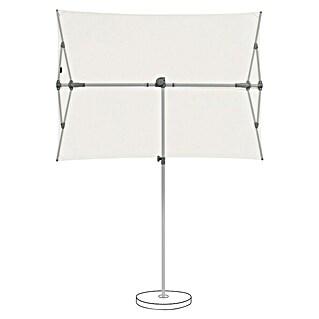 Suncomfort Parasol de balcón Flex Roof (Sand white, Dimensiones de la protección (L x An): 195 x 140 cm)