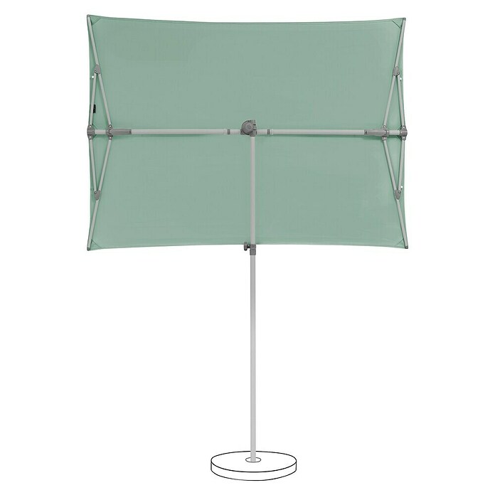 Suncomfort Balkonschirm Flex Roof (Frost Grün, Bespannungsmaß (L x B): 195 x 140 cm) | BAUHAUS