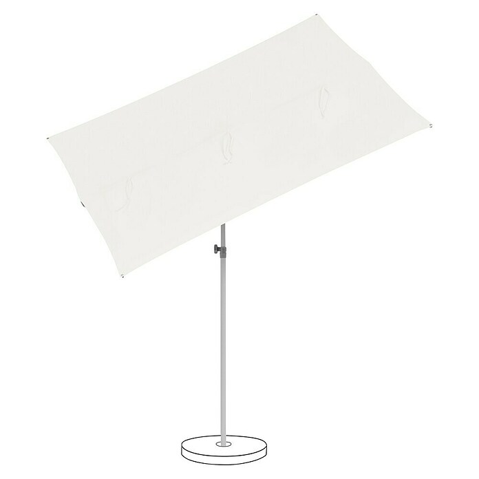 Suncomfort Balkonschirm Flex Roof (Ecru, Bespannungsmaß (L x B): 195 x 140 cm) | BAUHAUS