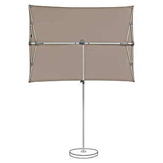 Suncomfort Parasol de balcón Flex Roof (Light taupe, Dimensiones de la protección (L x An): 195 x 140 cm)