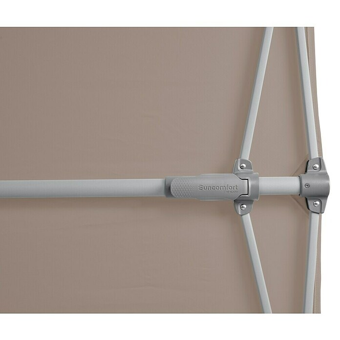 Suncomfort Balkonschirm Flex Roof (Light Taupe, Bespannungsmaß (L x B): 195 x 140 cm) | BAUHAUS