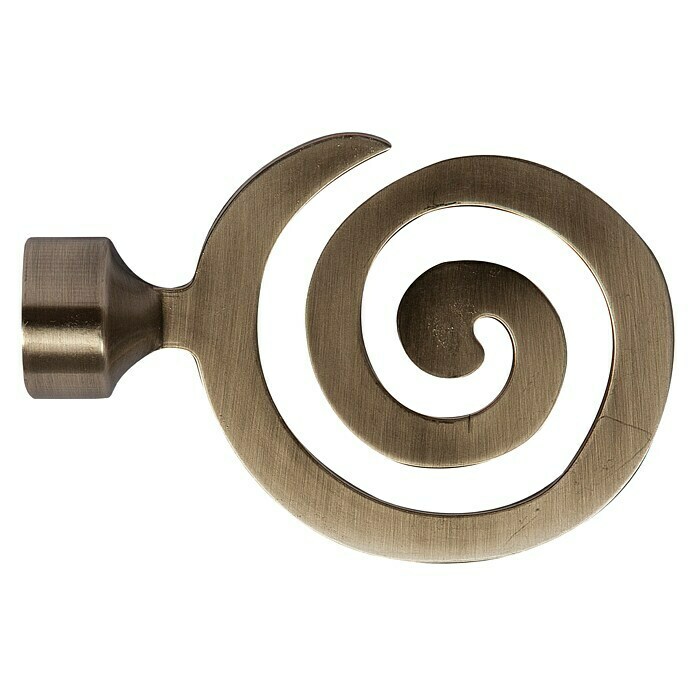 Tapa final Eclectic espiral bronce (1 ud.)