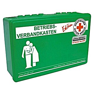 Leina-Werke Betriebsverbandkasten DRK-Edition Klein (DIN 13157, Ohne Wandhalterung, 80 x 255 mm)