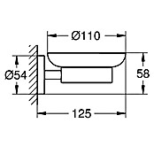 Grohe Essentials Ersatz-Seifenschale (Glas, Transparent)