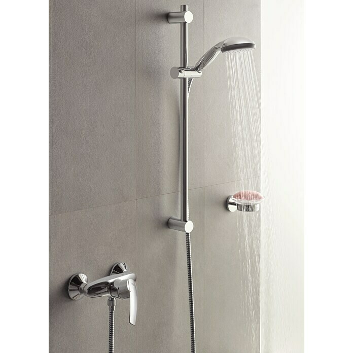 Grohe QuickFix Conjunto de ducha Vitalio Start (Distancia entre orificios:  47 cm - 62 cm, Tipos de chorro: Rain, Cromo)