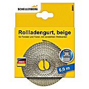 Schellenberg Rollladengurt (Beige, L x H: 6 m x 1,3 mm, Gurtbreite: 23 mm)