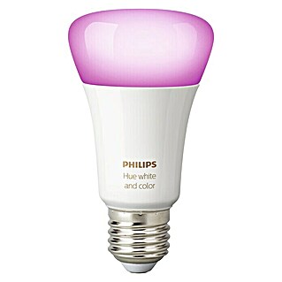 Philips Hue Bombilla LED RGB (10 W, E27, RGBW, El funcionamiento de la carretera, 1 ud.)