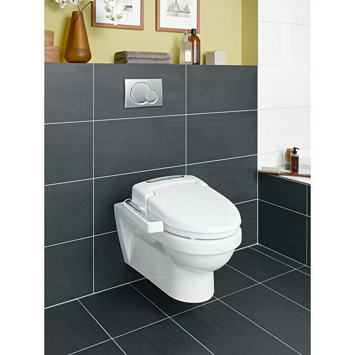 Sedile WC con doccetta bidet NB09D (Con funzione bidet elettrico, con  abbassamento automatico, spina CH)