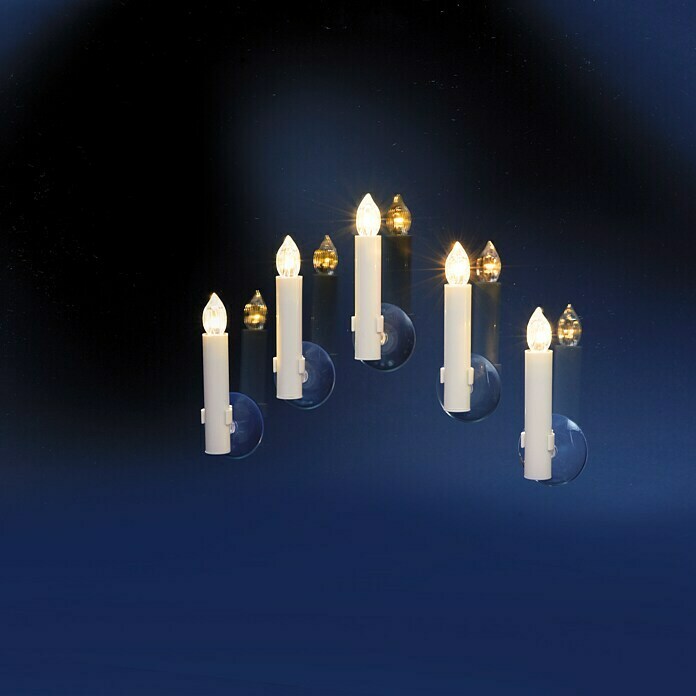 Set di candele natalizie a LED 