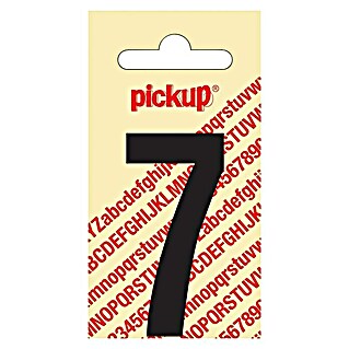 Pickup Sticker (Motief: 7, Zwart, Hoogte: 60 mm)