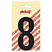 Pickup Etiqueta adhesiva (Motivo: 8, Negro, Altura: 90 mm)