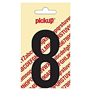 Pickup Sticker (Motief: 8, Zwart, Hoogte: 90 mm)