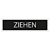 Pickup Aufkleber (Motiv: Ziehen, Schwarz/Weiß, L x B: 165 x 44 mm)