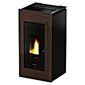 FreePoint Pelletofen Vega GH  (2,8 - 10,5 kW, Raumheizvermögen: 252 m³, Schwarz/Mokka)