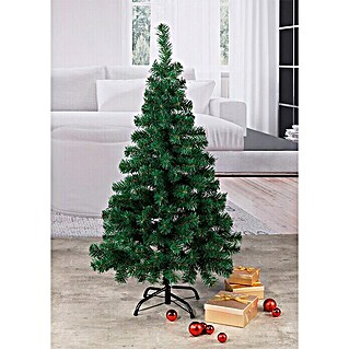 Künstlicher Weihnachtsbaum (Höhe: 120 cm, Grün, Standfuß, 180 Zweige)