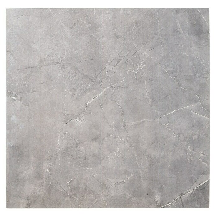 Feinsteinzeugfliese Premium Marble (80 x 80 cm, Grau, Poliert)