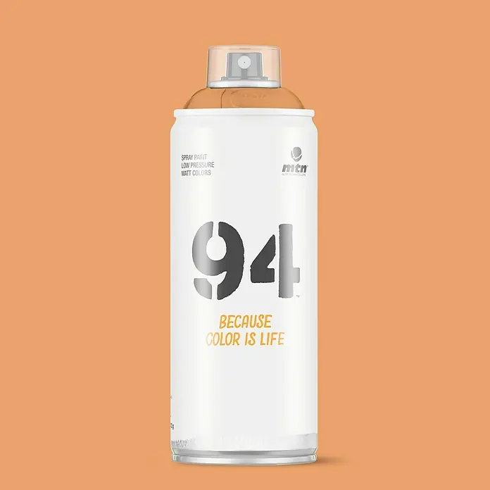 mtn Pintura decorativa en spray 94 - Montserrat, Mate, 400 ml - Bote de spray MTN 94 con baja presión y colores mate, ideal para proyectos de arte y grafitis. "Because color is life".