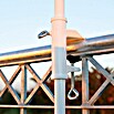 Videx Balkonklammer H (Geeignet für: Schirmstock bis 25 mm, Weiß)