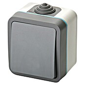 Voltomat Blueline Feuchtraumtaster (Grau, Aufputz, IP54)