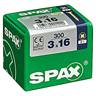 Spax Universalschraube (3 x 16 mm, Vollgewinde, 300 Stk.)