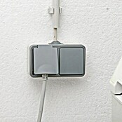 Voltomat Blueline Combinación de interruptores para estancias con humedad (x 2, Alineación: Horizontal, En pared, IP54)