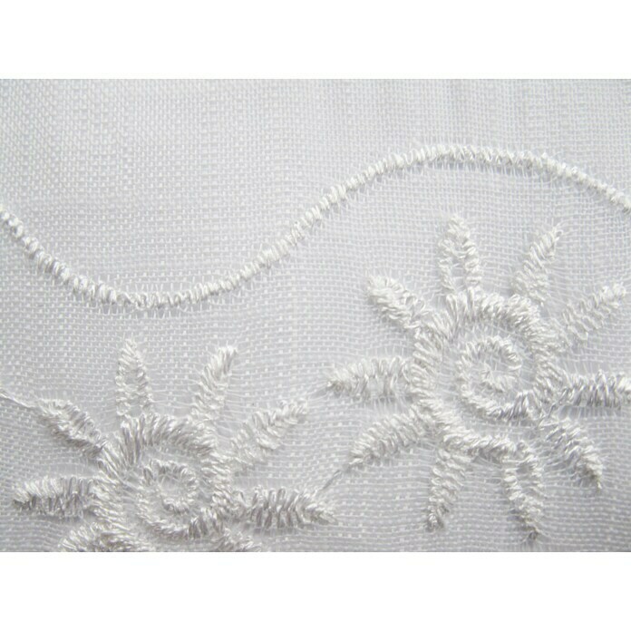 Elbersdrucke Bistrogardine Valley148 x 46 cm, 100 % Polyester, Offwhite Detail Shot