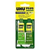 UHU plus endfest 2K-Epoxidharzkleber (33 g, Transparent (getrocknet), Lösemittelfrei)