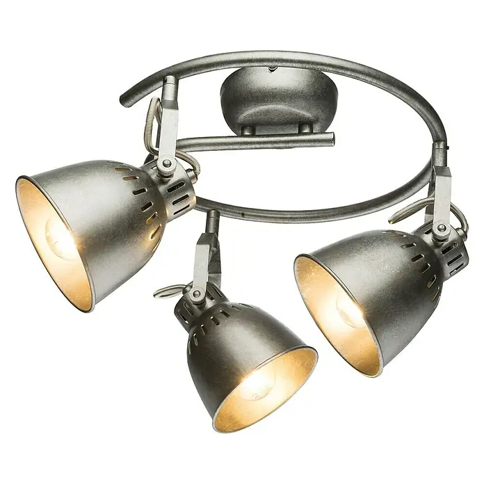 Tween Light Deckenstrahler Industry - 120 W, E14, 3 Stk. - Deckenleuchte mit drei Strahlern aus Metall. Diese Leuchte mit ihrem industriellen Design ist perfekt für jedes moderne Interieur.