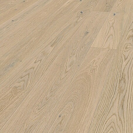 LOGOCLIC Parkettmuster Eiche Weiß (290 x 180 x 11 mm, Landhausdiele)