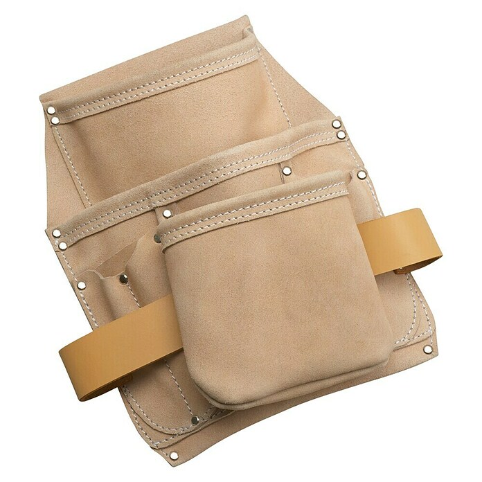 Werkzeug-Gürteltasche (3 große Taschen, Leder)