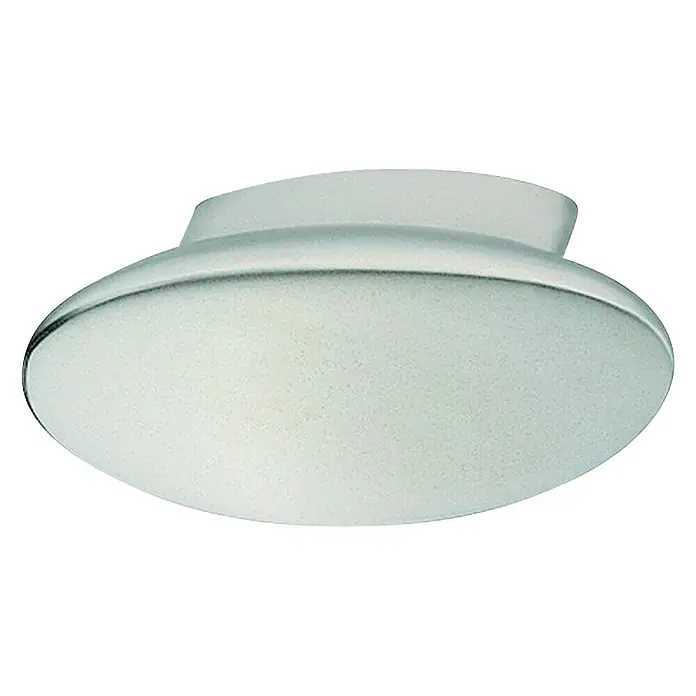 Häfele Tirador para muebles - Tipo de tirador del mueble: Botón, L x An x Al: 25 x 42 x 8 mm, Otros, Niquelado, Mate - Lámpara de techo ovalada moderna con acabado mate, perfecta para pasillos o baños. Proporciona una iluminación brillante y uniforme.