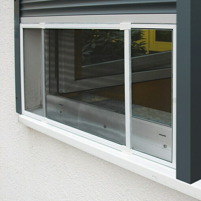 VXL Mosquitera extensible para ventanas blanco (75-143)x50 cm