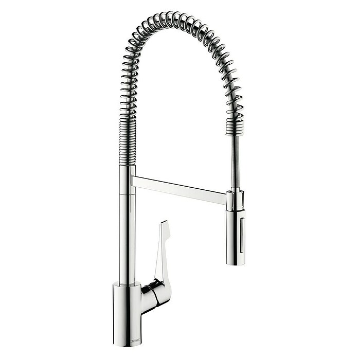 Hansgrohe Grifo de cocina Cento XXL (Cromo, Brillante, Muelle espiral)