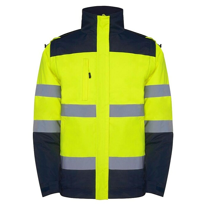 Chaqueta de alta visibilidad Epsylon (L, Amarillo flúor/Azul) | BAUHAUS