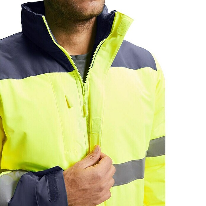 Chaqueta de alta visibilidad Epsylon (L, Amarillo flúor/Azul) | BAUHAUS