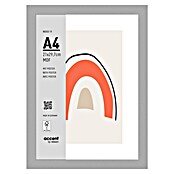 Accent Holzrahmen Wood (DIN A4/21 x 29,7 cm, Silber) | BAUHAUS