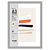 Accent Holzrahmen Wood (DIN A3/29,7 x 42 cm, Silber) | BAUHAUS