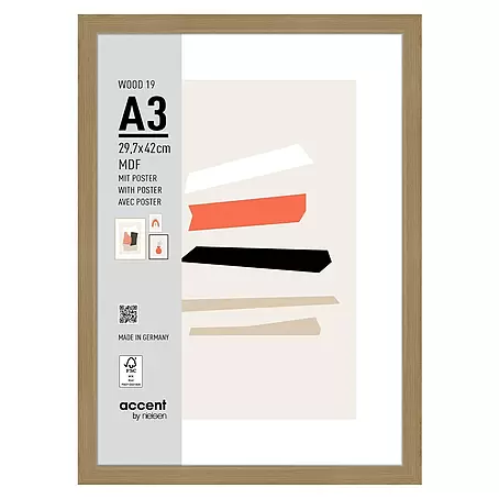 Accent  Holzrahmen Wood