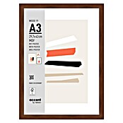 Accent Holzrahmen Wood (DIN A3/29,7 x 42 cm, Nussbaum) | BAUHAUS