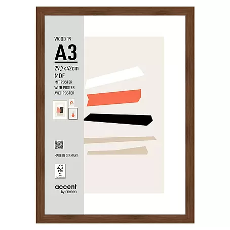 Accent  Holzrahmen Wood