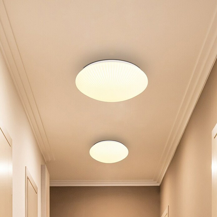 Tween Light Okrugla stropna LED svjetiljka Manarola  (24 W, Ø x V: 35 x 10 cm, Boja svjetla: Topla bijela) | BAUHAUS
