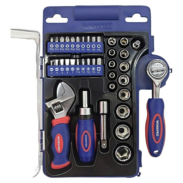 Set de puntas y carracas Workpro (38 pzs.) | BAUHAUS